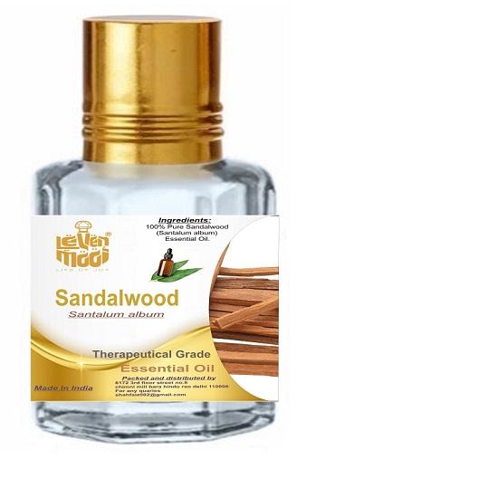 Levenmooi Sandalwood (Santalum album) Pure & Natural Therapeutic Grade Essential Oil Glass