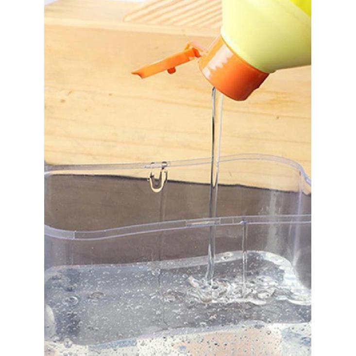 1 Set Soap Box Kitchen Automatic Dispenser Detergent And Liquid Box SpongeMakeup