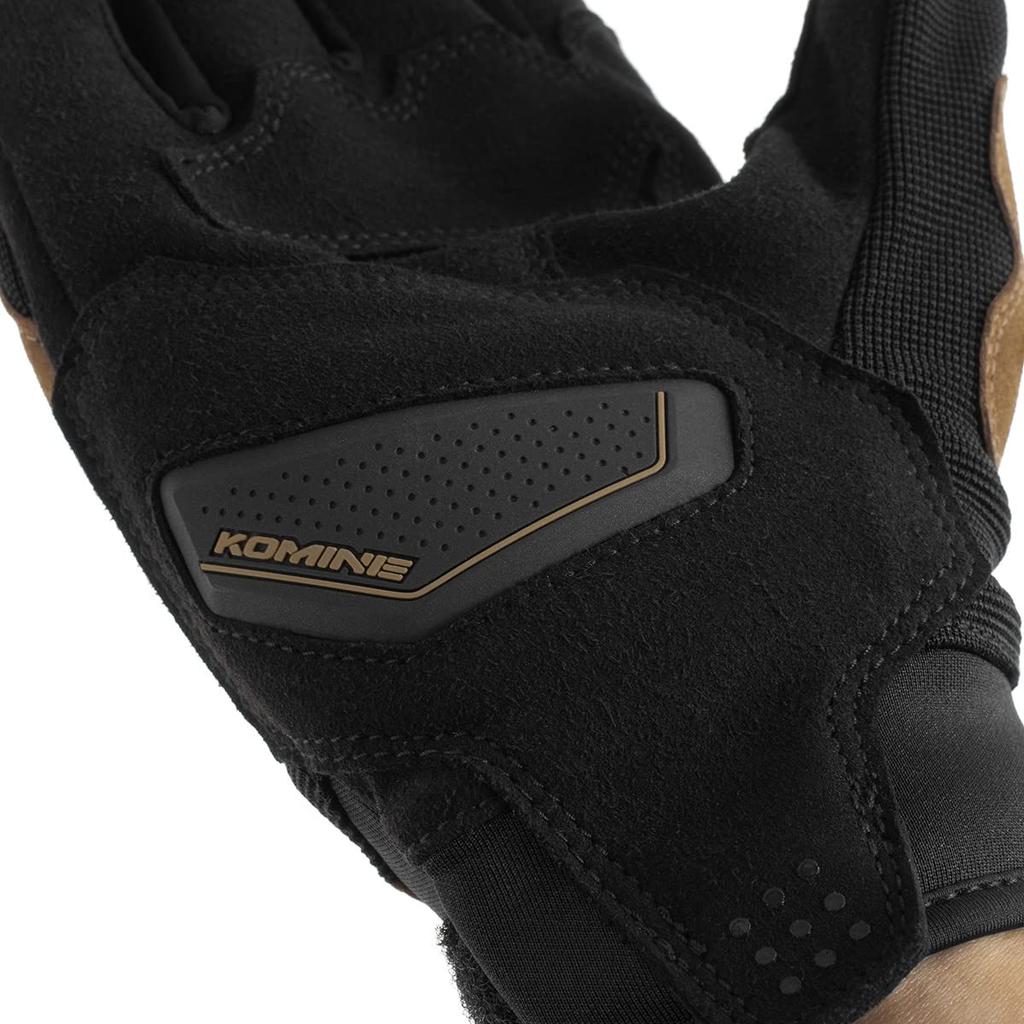 Komine Motorcycle Gloves Urban Mesh Size S GK-2273 Gloves, Brown/Black,
