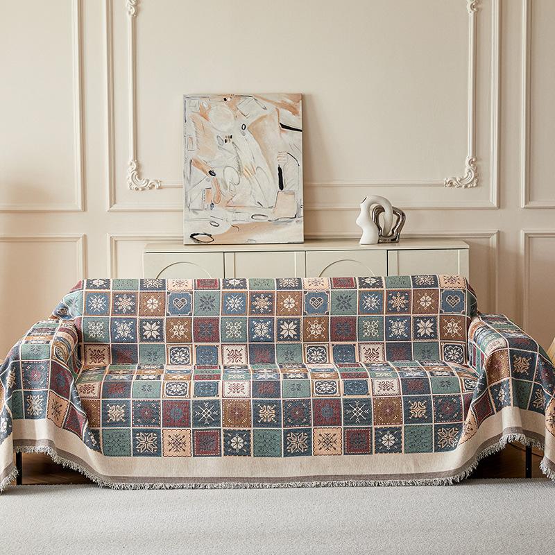 

Французское высококачественное полотенце для дивана с принтом из шенилла, универсальный чехол для дивана на все времена года, чехол для дивана с полным покрытием, одеяло для дивана 180*130cm