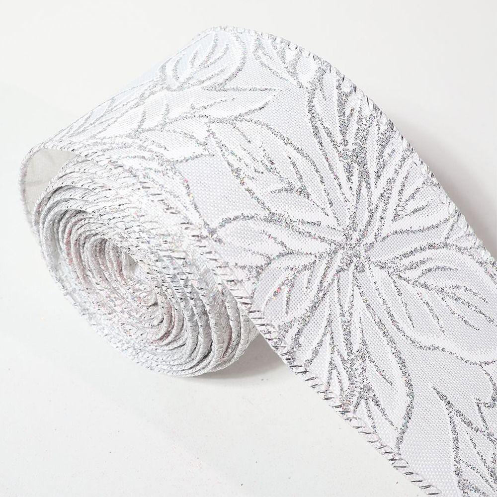 Fabric Trim Christmas Wrapping Ribbon Decorative Bow Decorative Webbing Wedding Decoration