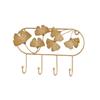 Golden Metal Coat Hooks Iron Art Coat Hanger Multipurpose Key Holder  Living Room