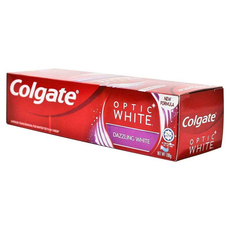Colgate Optic White Dazzling Toothpaste 100g x 4