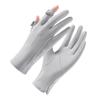 Sunscreen gloves women's UV protection spring and summer non-slip driving ice silk outdoor cycling thin original yarn sunscreen gloves