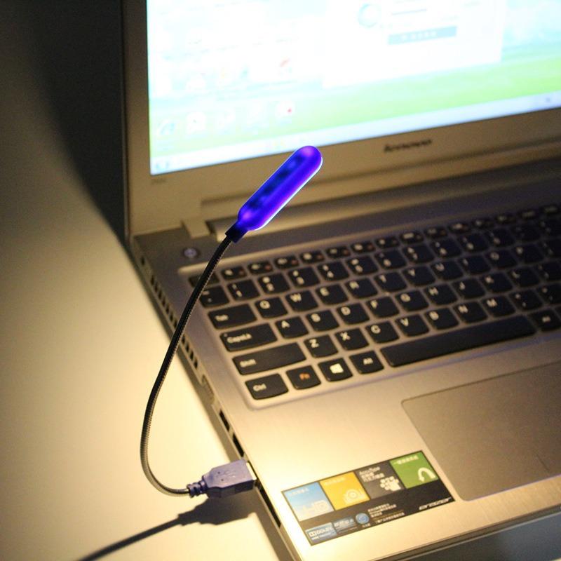 New Mini USB LED Light Book Light Flexible Reading Lamp Portable Night Light for Power Bank Laptop Notebook PC Computer