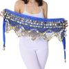 For Thailand/India/Arab Tassels Sequins Belly Dance Belt Waist Chain Hip Scarf Dancer Skirt