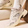 ANTA Women's Qianxi Retro Chunky Dad Shoes Off White Milk Tea Brown 922538821-3