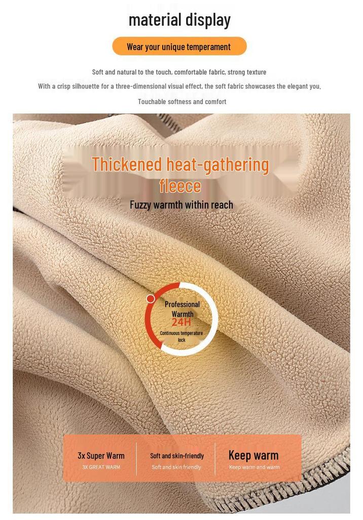 Cozy Fleece-Lined Harem Pants: Stylish, Warm & Loose Fit for Autumn/Winter. Ideal for Middle-Aged & Elderly.