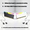 Metal Memory Heatsink With ARGB Lighting Memory Heat Spreader For DDR5 DDR4 DDR3 DDR2 Enhances Cooling Efficiency For Gaming PC And Workstation