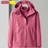 White Duck Down Detachable Three-in-one Jacket for Men, Windproof, Waterproof and Warm, Self-driving Camping and Mountaineering Clothing