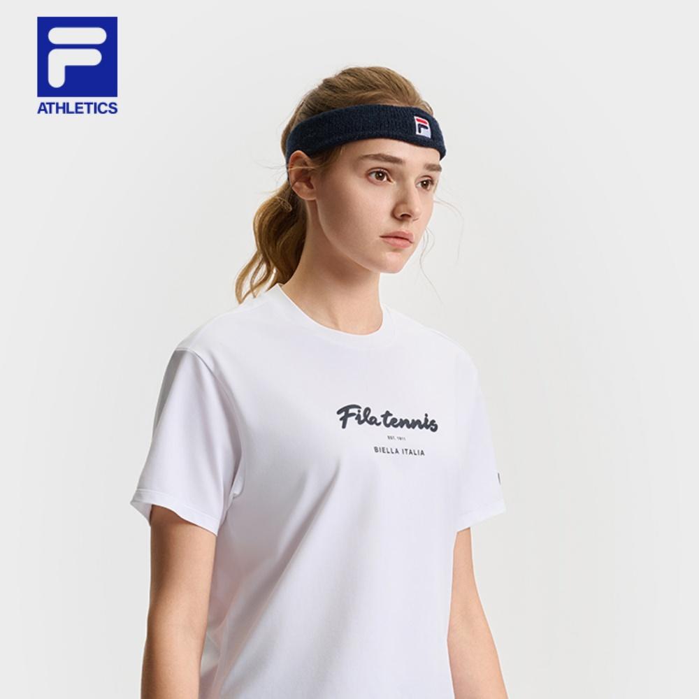 New FILA T Shirt Women's Jade White A11W523111FWT