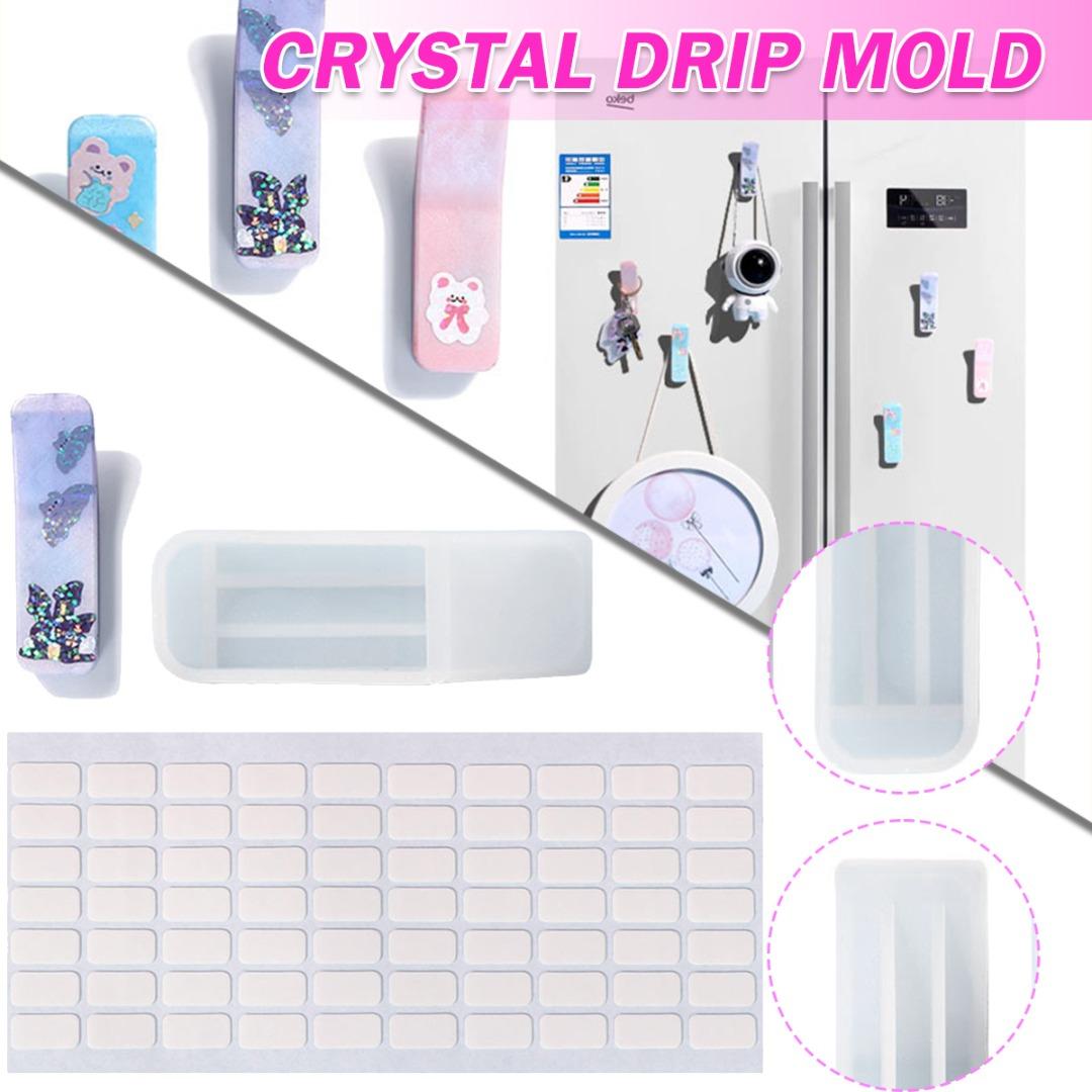 

PDTO силиконовая прямоугольная форма для крючка для холодильника, кухонная вешалка, формы для эпоксидной смолы