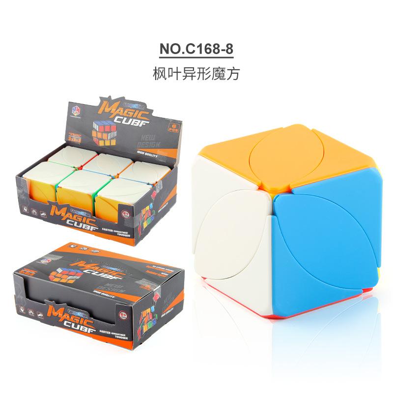 

Детский научно-образовательный пазл Кубик Рубика 6 шт. Кубик Рубика специальной формы Кленовый лист 5,5 см Плавное вращение Кубик Рубика Игра