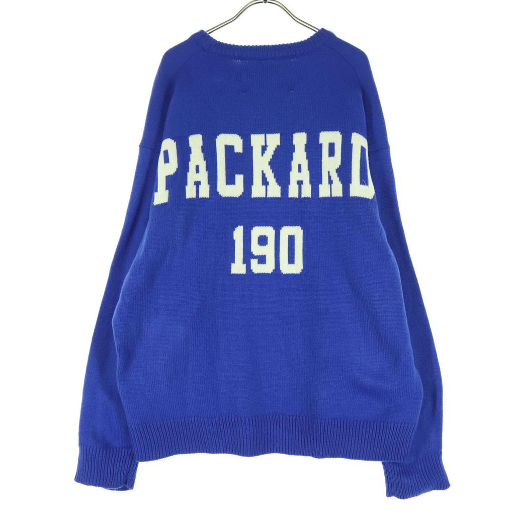 Beauty products LOGAN knitting mills Long sleeve knit F blue Men's Used