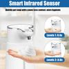 400ml Automatic Foam Soap Dispenser Touchless Smart Washing Hand Machine with USB Charging Infrared Sensor for Bathroom Kitchen