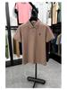 Men's Summer 2025 Embroidered Pony Logo Pure Cotton Polo Shirt