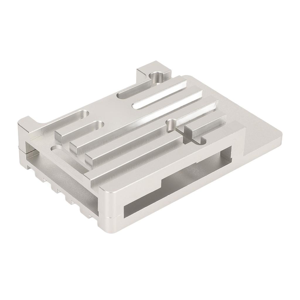 Gehäuse aus Aluminiumlegierung für RPi CNC-Bearbeitung Schnelle Wärmeableitung Leichtgewichtige Ultradünne Schale für RPi 3B+