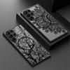 Magnetic For Magsafe Case For Samsung Galaxy S26 Ultra S25 Edge S24 S23 S22 Plus S21 FE Retro Mandala Flower Pattern Hybrid Matte Cover