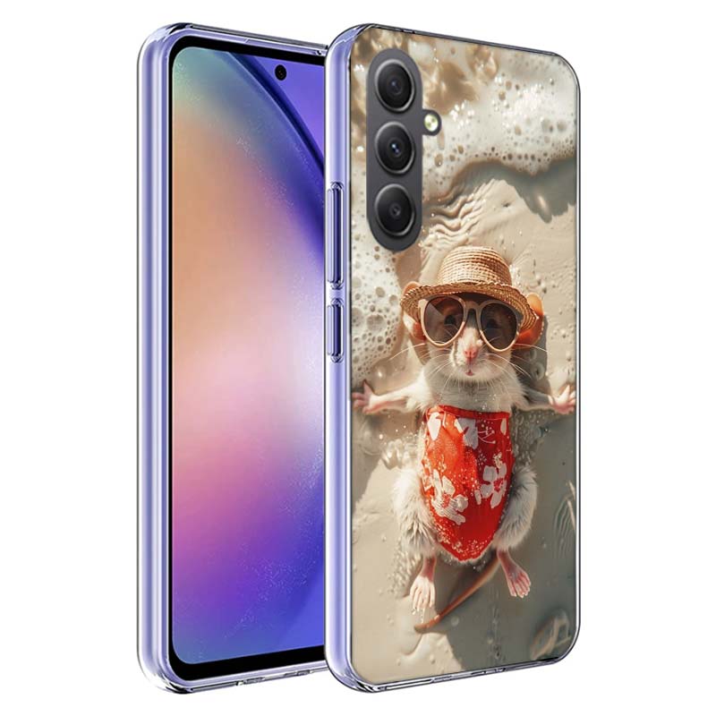 Cute Hamster Phone Case for Samsung A17 A37 A57 A07 A16 A26 A36 A56 A06 A02S A12 A22 A32 A52S A04S A14 A24 A34 A54 A03 A13 A33 A