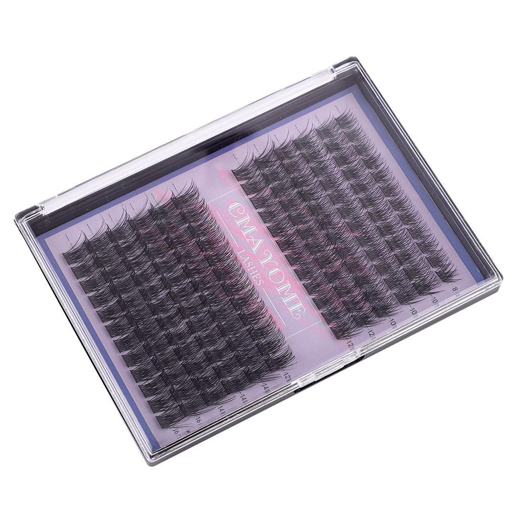 Single Cluster C Curl False Eyelashes Natural Thick Diy Segmented 10-16Mm Eyelashes