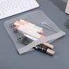 1Pcs Waterproof Flight Make Up Bag Transparent Cleaning Storage Organizer Toiletry Bag  For Women