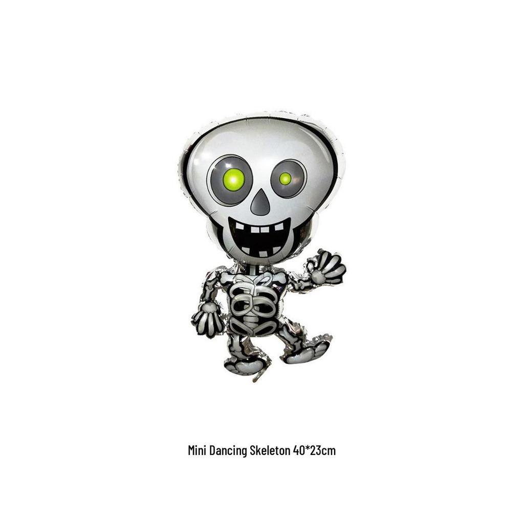 Halloween Aluminum Foil Balloons: Bat, Pumpkin, Ghost, Wings, Cat, Spider Decorations