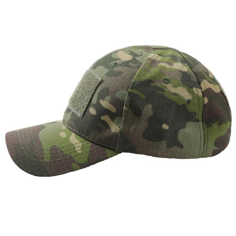 New Camouflage Baseball Cap Military Fan Camouflage Hat Summer Visor Special Forces Tactical Hat Strap Velcro