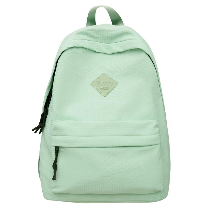 Schoolbag Backpack Student School Bag Simple Versatile Foreign Style Backpack Large Capacity Casual Versatile Backpack Middle and High School Students