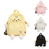 Little Cat Cartoon Backpack With Breathable Nylon Material For School And Casual Use