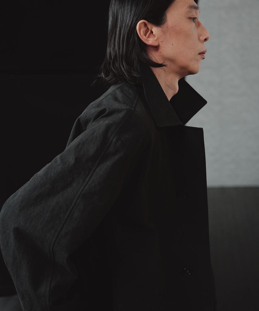 BLANKROOM Cairn Coat_Fade Black