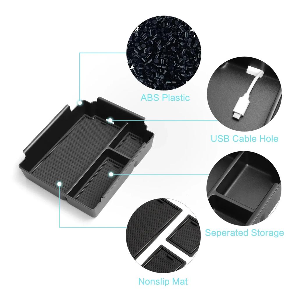 Cup Holder Console Armrest Storage Box for BYD Seal U Sealion 6 Song Plus Champion Edition 2025-2025 Car Interior Accessories