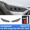 For BYD SONG PLUS DM-i EV  2024 Car Exterior Headlight Anti-scratch TPU PPF Protective film Anti-scratch Repair Accessories