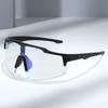 HD PC Blue Light Blocking Photochromic Sunglasses for Men Women Stylish Sports Riding Goggles UV Protection