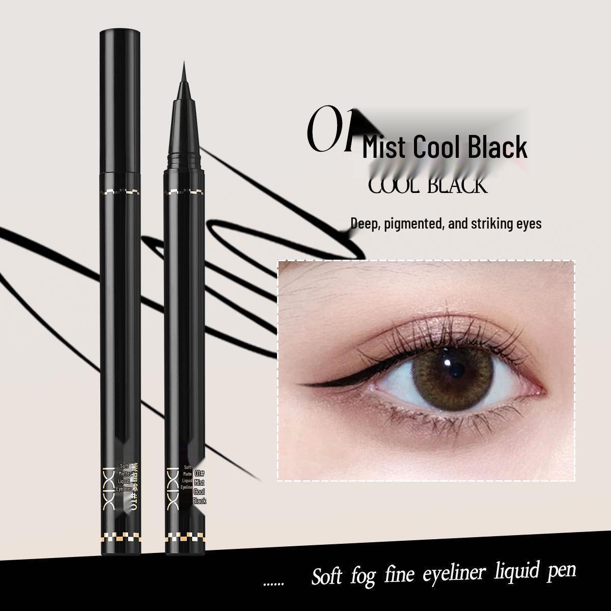 Makeup Xixi Ultra-Fine Soft Mist Eyeliner: Waterproof, Sweat-Proof, Long-Lasting, No Smudge, Perfect for Lower Lash Line & Waterline.