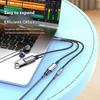 1 Piece Headphone Adapter 3 In 1 Pd 60W Fast Charge Adapter For Phone16 15 Type C To Dual Type C/3.5Mm Jack Audio Adapter Cable