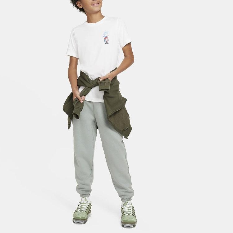 Nike T Shirt Sportswear White Kids' FN9616-100