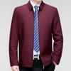 2024 Spring Business Casual Turn-Down Collar Jacket for Middle-Aged Men