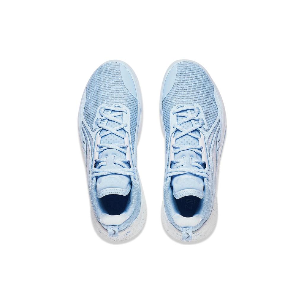 New LiNing Speed 10 Shock Absorbers Slip Resistant, Abrasion Resistant, Breathable Low Top Basketball Shoes Men's Blue ABAT085-9