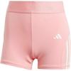 Striped Elastic Waist Slim Fit Sports Shorts Women Shorts Pink IX3212