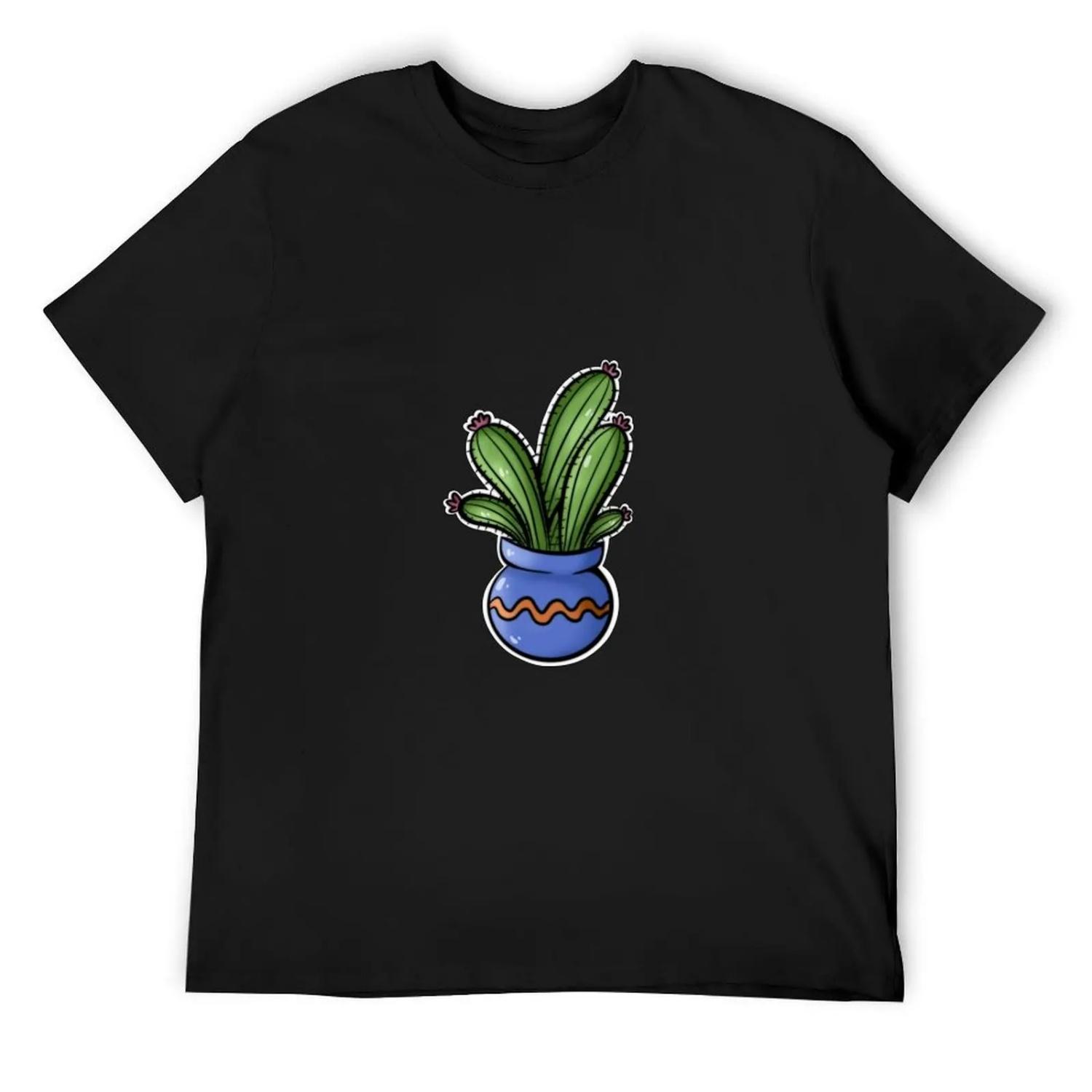 

Cactus 2 T-Shirt summer top valentines clothes animal prinfor boys mens graphic t-shirts funny XXXXXL чорний