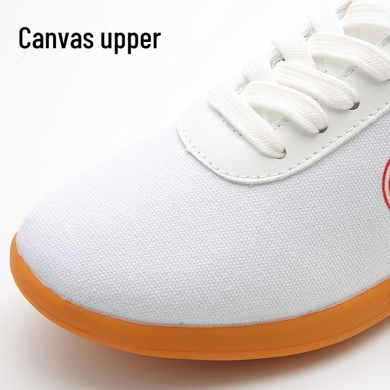 Unisex plátěné boty na Tai Chi s šlachovitou podrážkou pro trénink a soutěže bojových umění, vhodné pro děti i dospělé