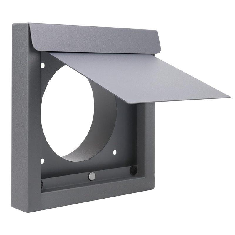 A58Z Weatherproof Dryer Vent Cover 4 Inch For Outdoor For Ventilation Exterior Wall Vent Hood Outlet For Home