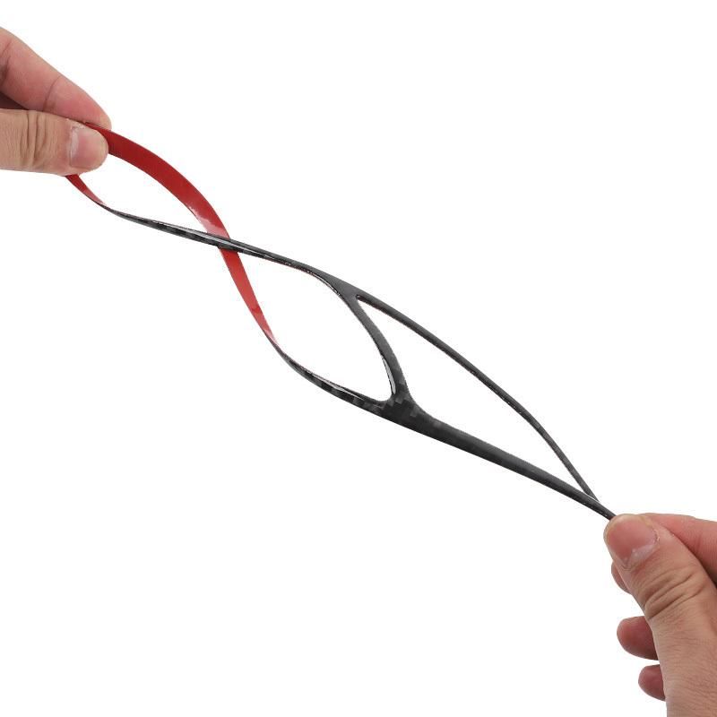 For Ford Explorer Carbon Fiber Automotive Interior Co-Pilot Storage Box Pull Handle Button Panel Modification Decoration Sticker