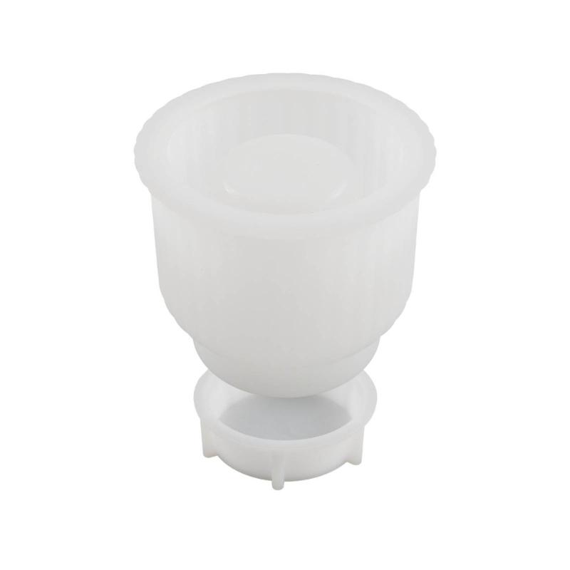 Matriță Siliconică DIY Rășină Epoxidică Matriță Borcan Silicon cu Capac Cutie Bijuterii Suport Lumânare Matriță Consumabile DIY Matrițe Suport Lumânare