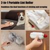 Sticky Lint Roller, 2 In1 Washable Lint Remover, Portable Reusable Mini Ball Pet Hair Remover for Clothes Furniture Dog Cat Hair