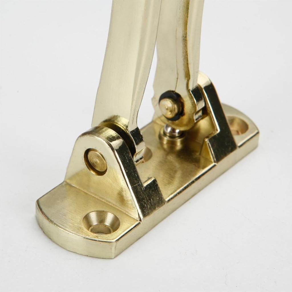 TopHomer Swing Bar Door Lock Inner Door Chain Lock Zinc Alloy Hotel Door Latch Lock for Home Security Easy to Install (Black)