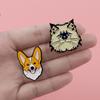Elegant Alloy Dog Pins Unqieu Brooch Ornament Enhances Your Style with Distinctive Designs for Everyday Looks and Event