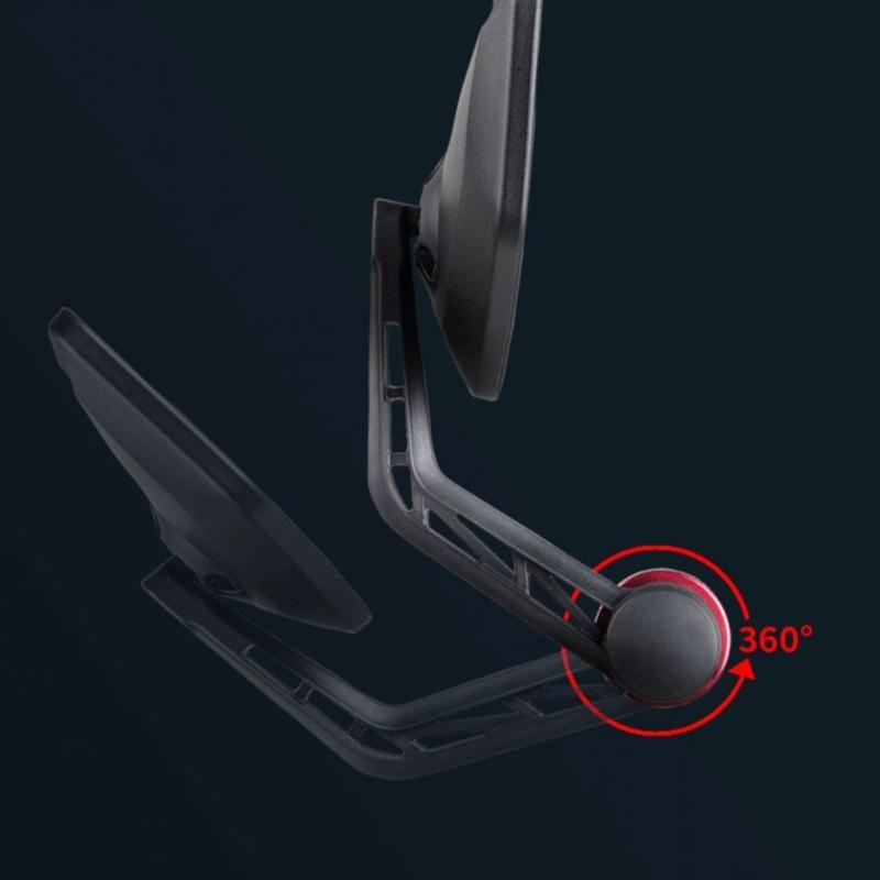 Handlebar Bike Mirror, Bicycles Cycling Rear View Mirrors, 360 Degree Adjustable Rotatable Handlebar Mounted Bike Mirror