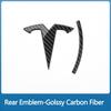 ZFX1 Metal Alloy Car Front Hood Emblem Rear Trunk 3D Sticker for Tesla Model 3 ModelY Replacement Badge Decoration Accessories