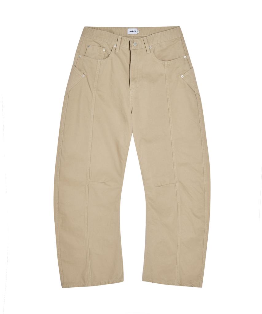 Akesi Denzel Summit Curved Cotton Pants_Beige